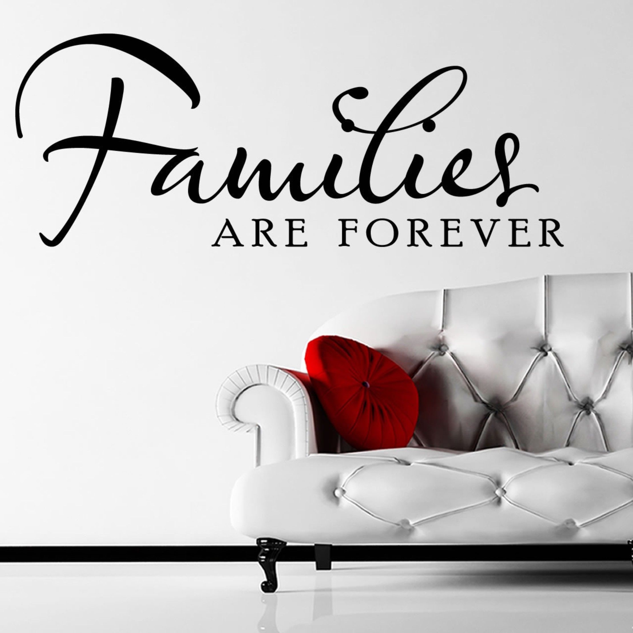 YW106560*80cm Wall Words Lettering Saying Wall Decor Sticker Vinyl Wall