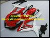 SUZUKI GSXR 600 750 K8 2008 2009 için kırmızı Siyah Enjeksiyon Fairing Body kiti Kaporta GSXR600 GSXR750 08 09