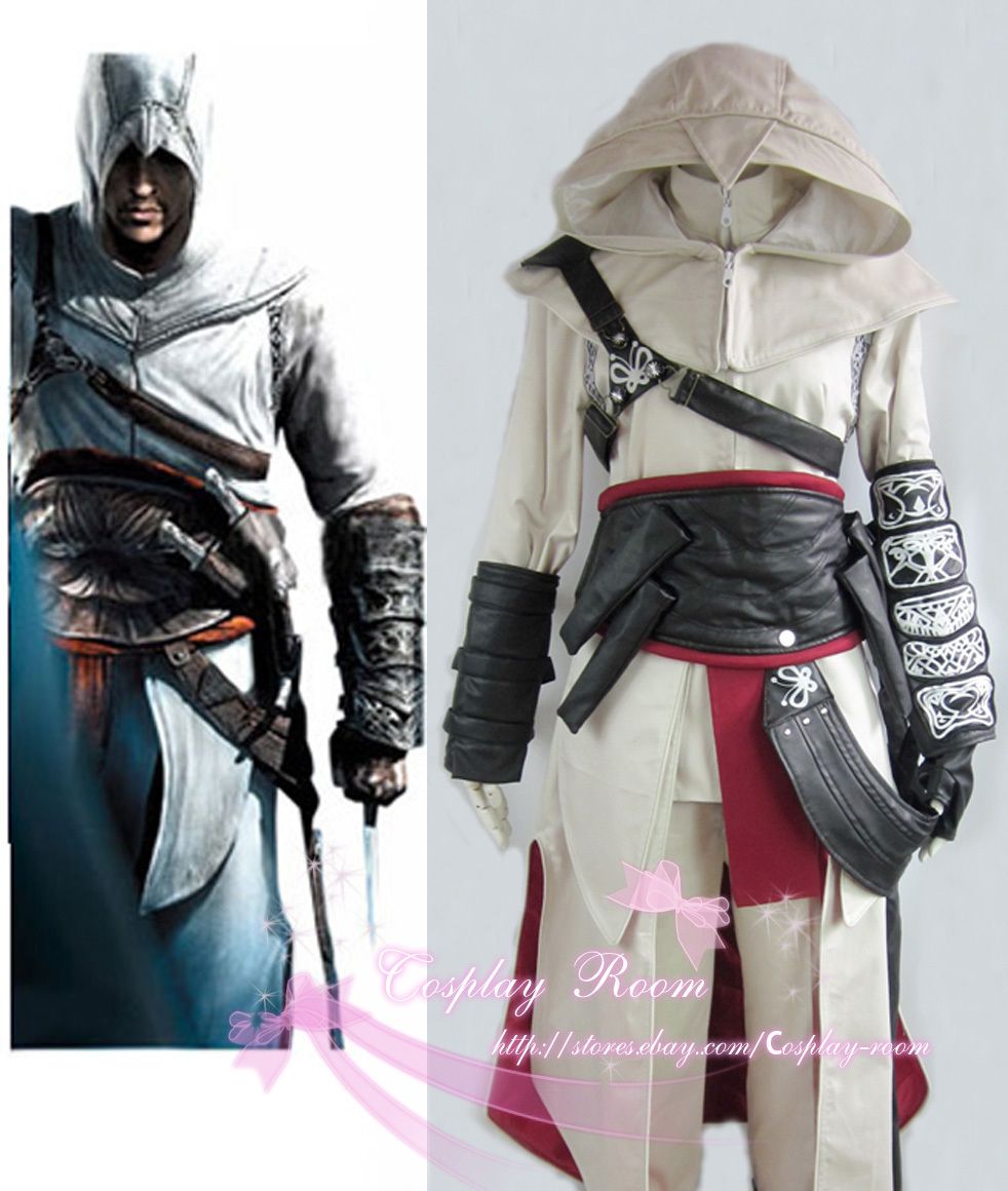 sal vanidad mezcla Assassin's Creed 2 II Altair Traje de Cosplay Traje completo - Hecho a medida en cualquier talla Traje Chaqueta abrigo Regalo de Halloween Héroe sal vanidad mezcla Assassin's Creed 2 II Altair Traje de Cosplay Traje completo - Hecho a medida en cualquier talla Traje Chaqueta abrigo Regalo de Halloween Héroe