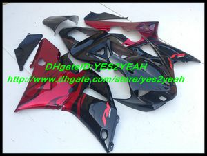 Kit carena ABS rosso nero per YAMAHA YZF R1 00 01 YZF-R1 YZF1000 YZFR1 2000 2001 Set carene + 7 regali