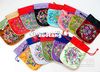 Handgemaakte patchwork borduurwerk kleine zak sieraden tassen satijnen stof trekkoord geschenk snoep verpakking tas groothandel 10 * 14 50 stks / partij