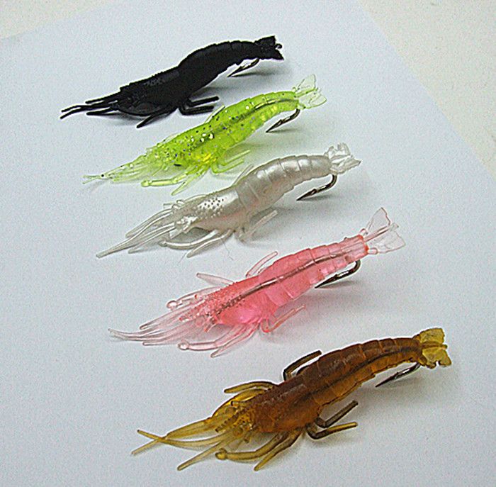 AmazingRose Shrimp Fishing Lures - Lifelike Pre-Rigged Soft Lures For Freshwater & Saltwater, TPE Material, Weedless Design - View #9