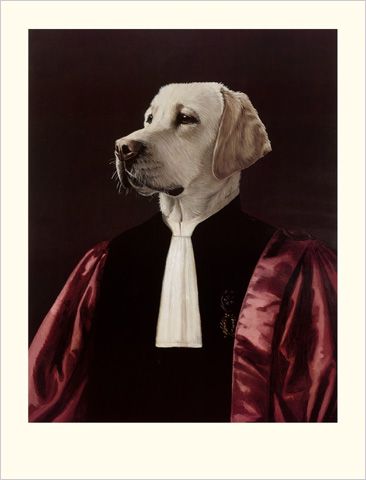 dog portrait painting