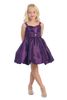 Belle Bleu Argent Violet Bretelles Fleur Filles Robes Robes Formelles Filles Princesse Pageant Jupe Vacances Brithday Jupe SZ 2-10 HF513007