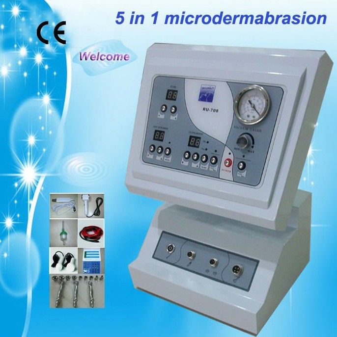 5 In 1 Diamond Tip Microdermabrasion Cold Hot Hammer Skin ...