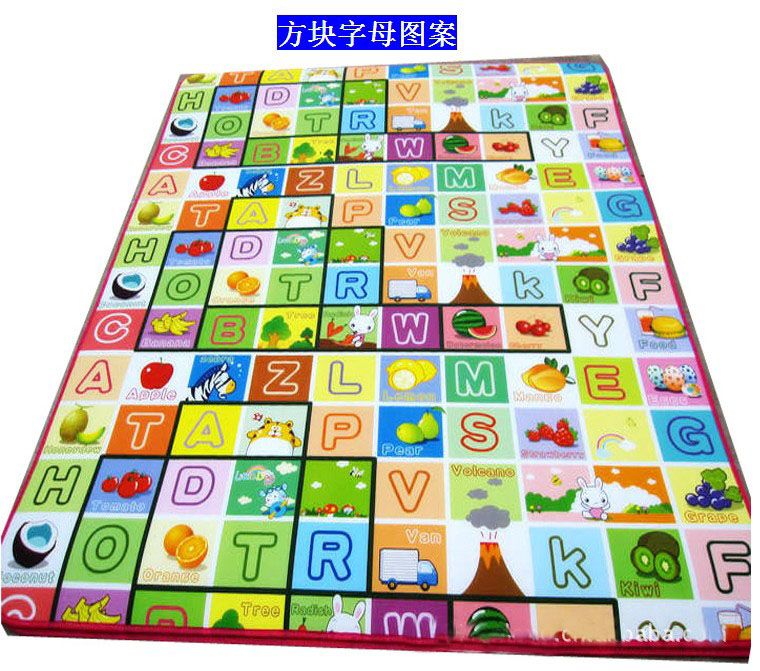2019 Kids Baby Play Mat Fruit Letters Of An Alphabet Game Pattern