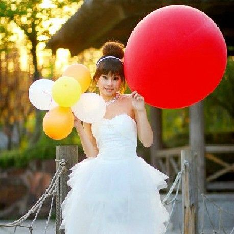 2017 nouvelle mode 36 pouces Latex grande taille ballon pour la Promotion décorer ballon de mariage ballon de festival de noël 50 pcs/lot