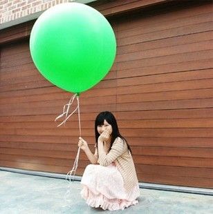 2017 nova moda 36 polegadas látex tamanho grande balão para promoção decorar balão de casamento festival de natal balão / lote