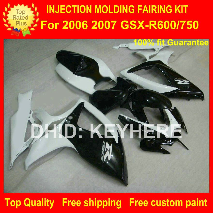 ABS Plastic Fairing Kit Injection For SUZUKI GSX R 600/750 2006 2007 K6