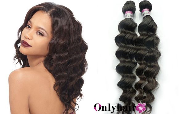Queen Wavy Weave Top Quality Virgin Brazilian Human Hair Wavy