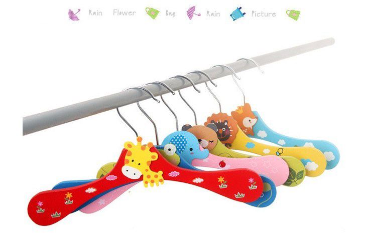 ! New Arrival Cute Animals Wooden Children Cute Clothes Hanger / Coat