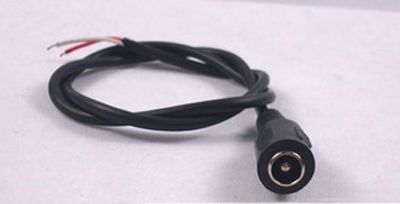 DC Power Plug Lead 21 mm socket femelle CCTV PSU Pigtail Jack Came Cable 4938142