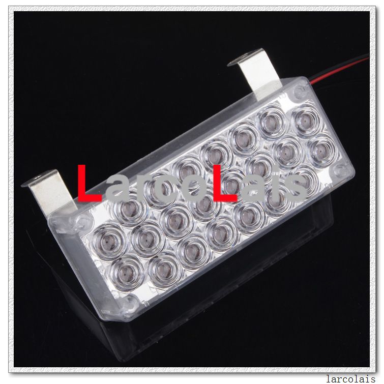 Amber White 4x22 LED Fire Flashing Strobe Kit de luces de emergencia para automóvil DLCL863