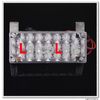 Larcolais Amber White 2x22 LED Strobe Flash Warning Ems Car Truck Light Flashing Firemen Lights 2 X 222928594
