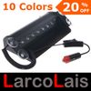 LarcoLais 8 LED High Power Strobe Lights with Suction Cups & Fireman Flashing Emergency Car Truck Light Amber White Specify Color Comment