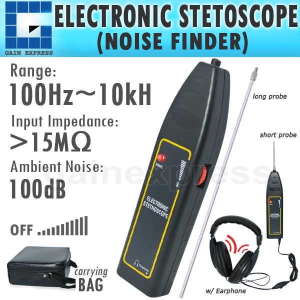 E04 010 Electronic Stethoscope / Car Truck Automotive Noise Sensor
