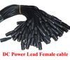 2000 sztuk DC Power Plug Lead 2.1mm Socket Socket CCTV PSU Pigtail Jack Camera Cable Darmowa wysyłka