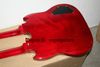 Aangepaste linkshandige gitaar dubbele hals 6 snaren 12 snaren elektrische gitaar in rood gratis verzending
