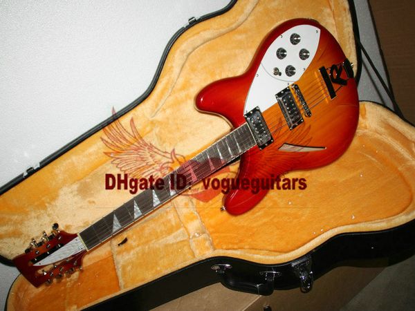 

лучший китай гитара deluxe модель 360 12 электрогитара semi полые новое прибытие высокое качество oem a19