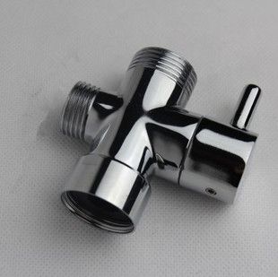 for head adapter shower Accessories with Water Angle Wholesale Faucet Pipe 3 Brass Shower Adapter Ways Tee Valve