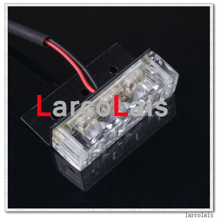 4х3 LED стробоскоп мигающий свет аварийных решетка белая амбра DLCL8610