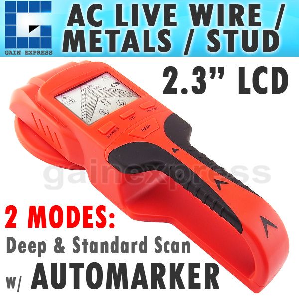 Wholesale JDT 08 Portable Multi Scanner 3in1 LCD Wall Stud Live Wire