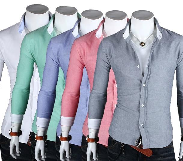 2013 New Mens Shirts Casual Slim Fit Stylish Hot Dress Shirts ,SizeM XXL From Betop1234, 11.78