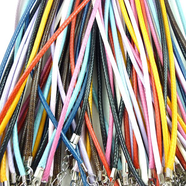 gemischte Farben DIY Korean Wachs Kabel Leder Halskette 2mm Schmuckzubehör Erkenntnisse 4468037