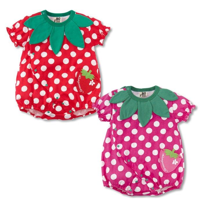 strawberry baby clothes