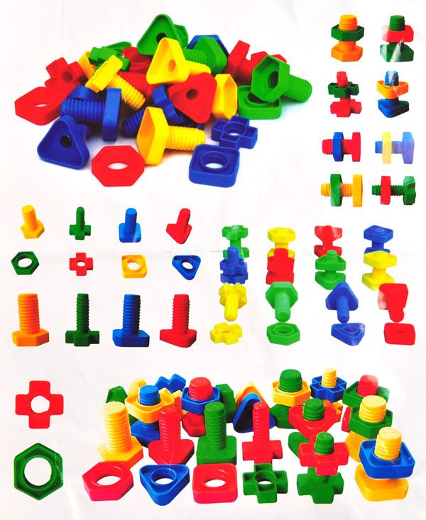building toys with screws