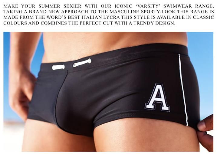 Mens Swim Trunks Nylon+Lycra Low Waist Sexy Boxers Printed Swimwear