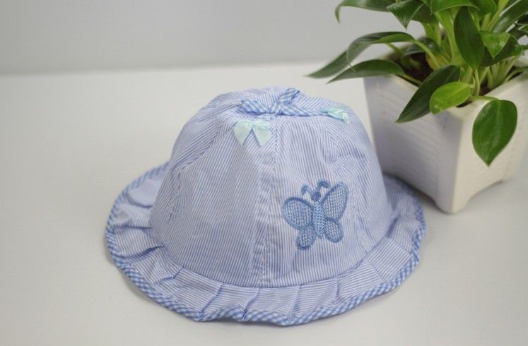 Bomull Fight Network Children's Bucket Kepsar Baby Sun Hat Baby Hat Baby Sun Hat Bonnet / 