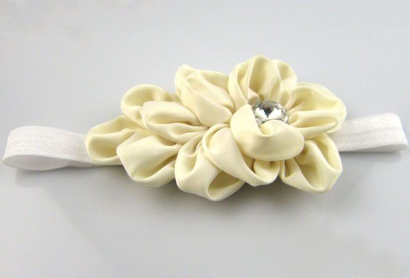 2013 New Style Lovely children's crystal bud flower headband baby headband