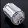 150pcslot New Fashion 3Color Water Glow Tap LED Faucet Light Temperature Sensor without retail packing2626750