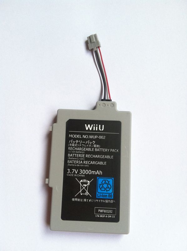 New High Capacity 3000mah Battery For Wii U Gamepad From Vgamepsp, 10.