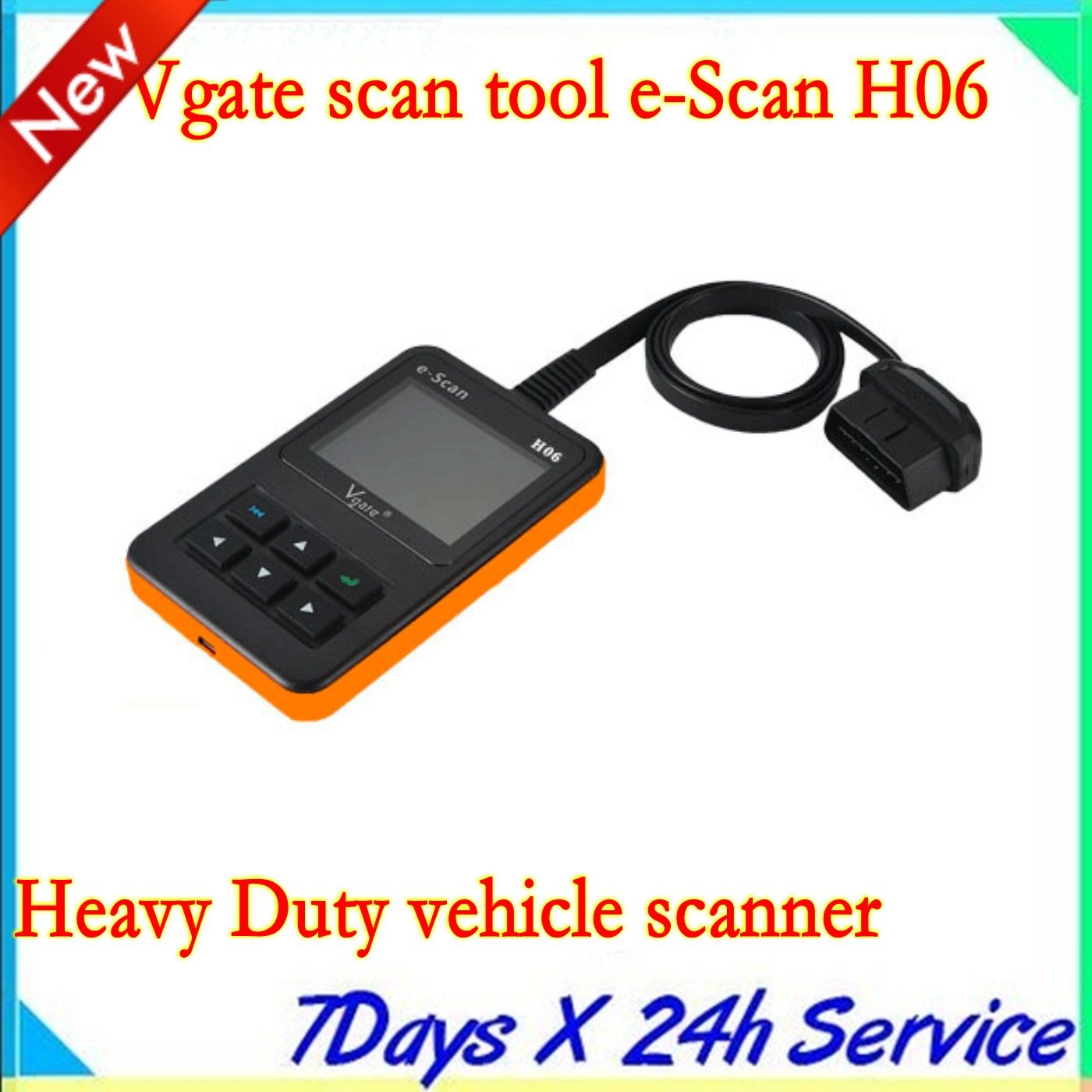New Arrival Vgate Scan Tool E Scan H06 Heavy Duty Vehicle Scanner