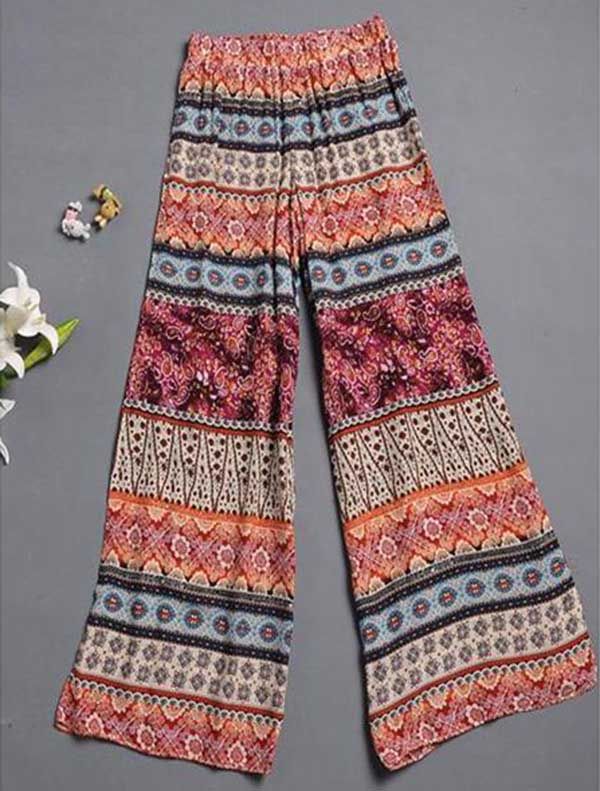 Lady Tribal Harem Boho Gypsy Casual Wide Leg Pants #PCi From ...