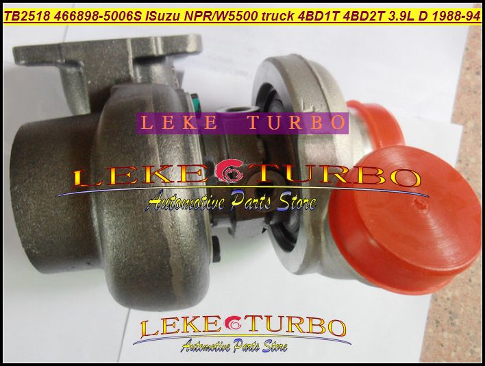 Groothandel TB2518 466898 466898-5006S Turbo Turbocharger voor Isuzu NPR W4 W5500 Dieselwagen 1988-1994 4BD1T 4BD2T 3.9L