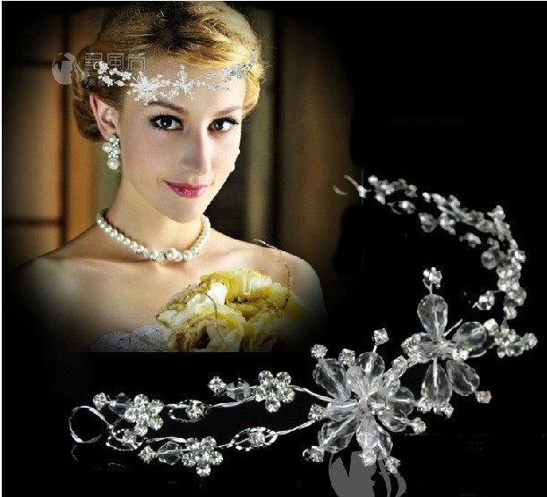 화려한 오스트리아 Rhinestones Bridal Combs / Headpiece