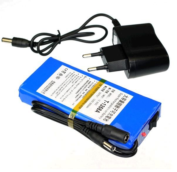 Recarregável bateria de Li-po DC 12 V 6800 mAh baterias para CCTV Cam, iluminação LED, DVD, PDA Equipamentos Médicos Brinquedo GPS EUA UE Plug disponível