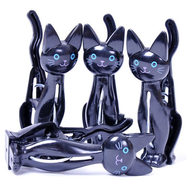

24 шт. / лот недавно прибыл товары белый черный cat одежда pin вешалка для одежды вешалка cl11