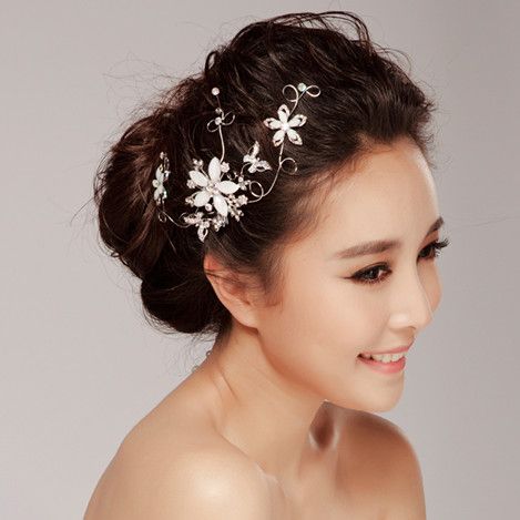 Wedding Bridal Floral Wedding Bridal Hair Clip Hair 