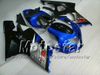 Black blue bodywork for SUZUKI GSXR 600 750 K4 2004 2005 GSXR600 GSXR750 04 05 R600 R750 high grade fairing set