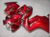Red Fairing Kit för Honda VFR800RR Interceptor 1998 -2001 VFR800 VFR 800RR 98 99 00 01 Kroppsreparationsfeor