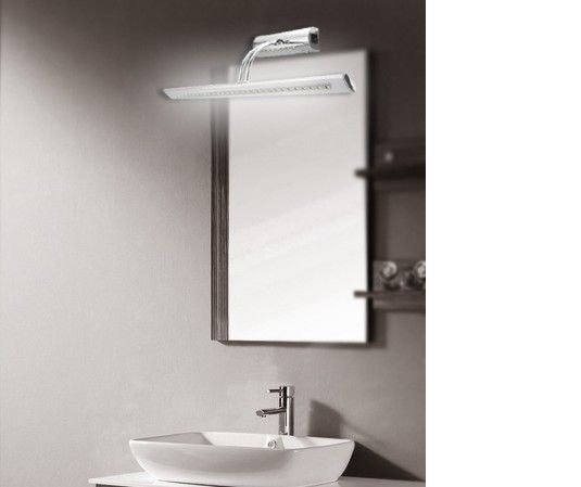 cosmetic lamp steel bathroom mirror cabinet mirror light makeup shaking 11W 5050 SMD 36 Leds his head lights with switch office home bulb