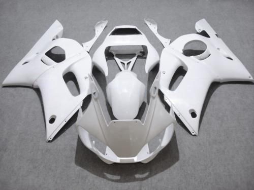 

Fairing for YAMAHA R6 YZF-R6 98 99 00 01 02 YZF-R6 YZFR6 1998 1999 2000 2001 2002 All White 69M08, Ivory white