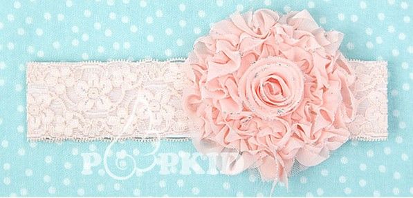 50%Off Baby Headbands MOQ:Korean Hair bands Hair accessories Roses with Princess flower head