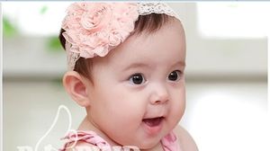 50 % Rabatt auf Baby-Stirnbänder Mindestbestellmenge: 10 Stück Koreanische Haarbänder Haarschmuck Rosen mit Prinzessinnenblütenkopf