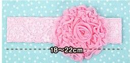 50%Off Baby Headbands MOQ:Korean Hair bands Hair accessories Roses with Princess flower head