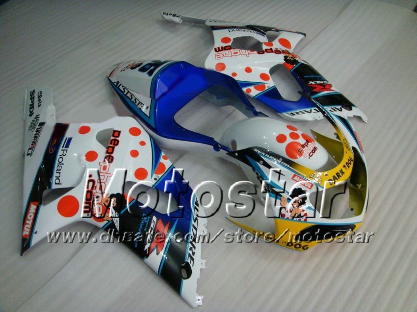 Fairing set for SUZUKI GSXR 600 750 K1 2001 2002 2003 GSXR600 GSXR750 01 02 03 R600 R750 free gift bodywork set